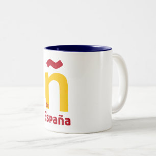Bestimmung de España Zweifarbige Tasse