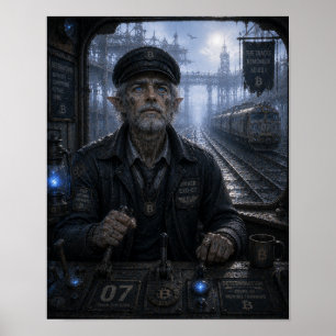 Bestimmung / Zugführer / Endlose Eisenbahn Poster