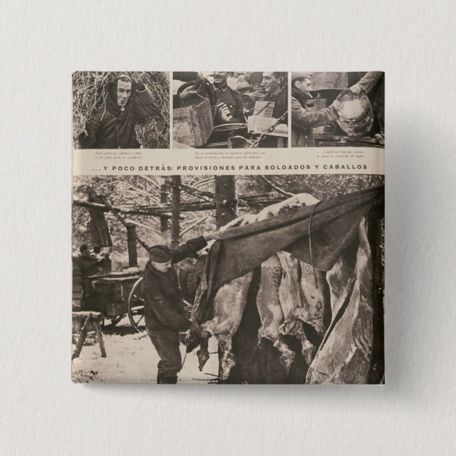 Bestimmungen für Soldaten u. Truppen auf Ost Button (Vorderseite)