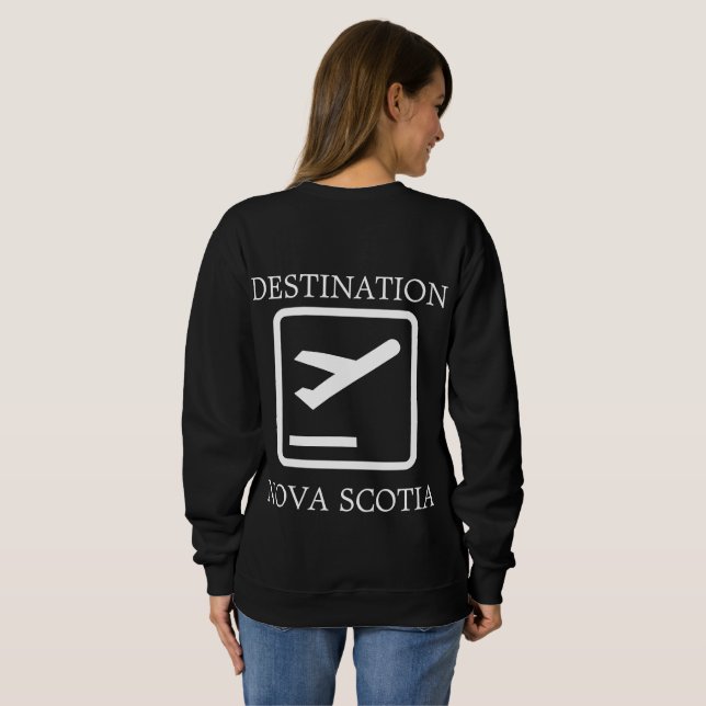 Bestimmungsort an der Ostküste Nova Scotia Hoodie (Schwarz voll)