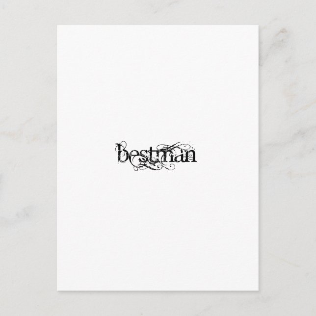 Bestman Postkarte (Vorderseite)