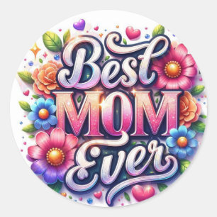 Bestmutter Runder Aufkleber