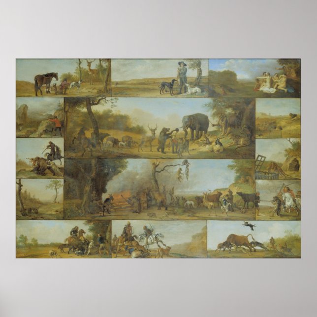 Bestrafung eines Jägers Poster (Vorne)