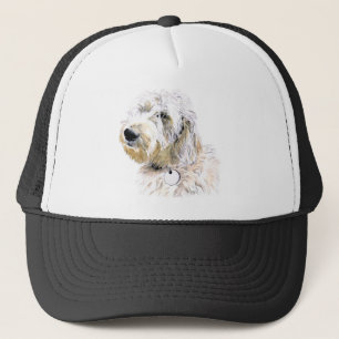 Bestreicht die Labradoodle Kappe mit Butter