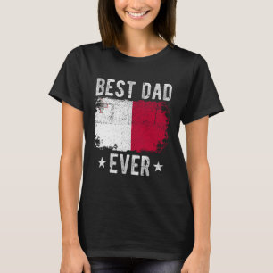 bests Vater je Malta Flag bester maltesischer Vate T-Shirt
