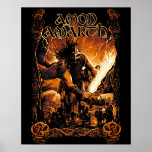 Bestsellende Amon Amarth im Konzert Poster