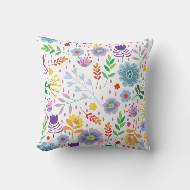 Bestseller Blumendesign für Hochzeiten Kissen (Vorderseite)