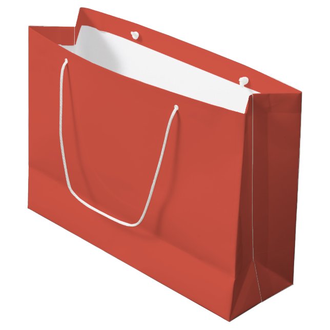 Bestseller Burnt Sienna  Große Geschenktüte (Vorderseite Schrägansicht)