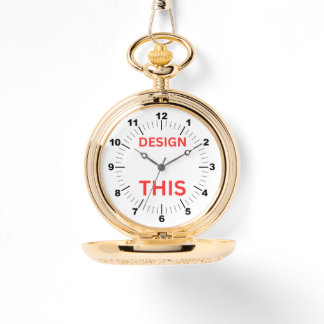 BESTSELLER! Gold Pocket Watch - Personalisierte ⌚ Armbanduhr