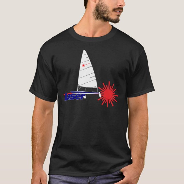 -Bestseller- Laser Class Sailing - laser dinghy Es T-Shirt (Vorderseite)