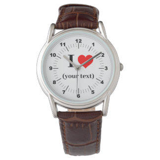 BESTSELLER! Men I ❤️ Klassik Brown Leather Watch Armbanduhr