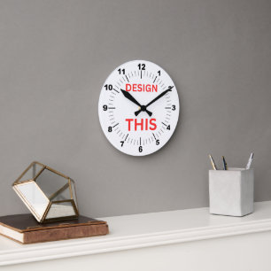 BESTSELLER! Wall-Clock, 8" runder Acryl-🕗 Runde Wanduhr