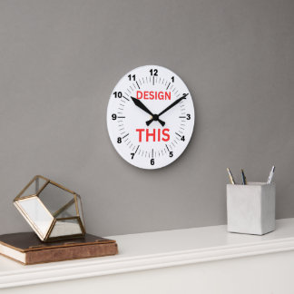 BESTSELLER! Wall-Clock, 8" runder Acryl-🕗 Runde Wanduhr