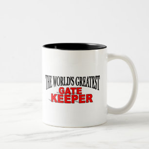 Bestste der Pförtnerder Welt Zweifarbige Tasse