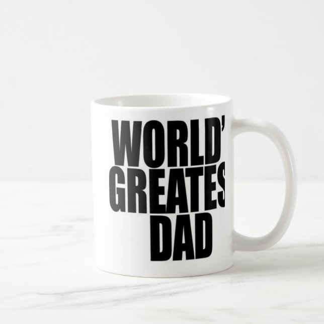 Bestste der Vater-Tasse der Welt Kaffeetasse (Rechts)