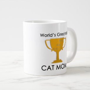 Bestste die Katzen-Mama der Welt Jumbo-Tasse
