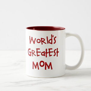 Bestste die Mama-Tasse der Welt Zweifarbige Tasse