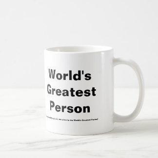 Bestste die Personen-Tasse der Welt Tasse