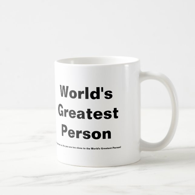 Bestste die Personen-Tasse der Welt Tasse (Rechts)