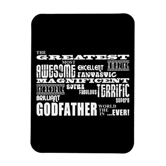 Bestste Godvaters Geburtstage Weihnachten Magnet (Vertikal)