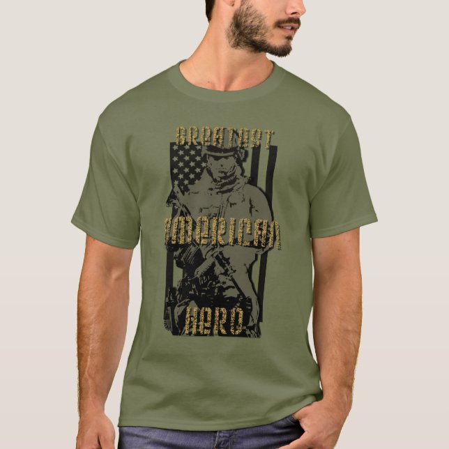 BESTSTER AMERIKANISCHER HELD T-Shirt (Vorderseite)