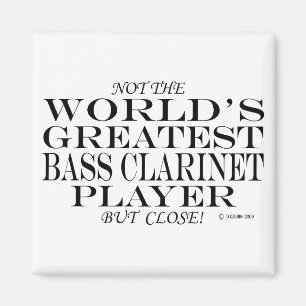 Bestster Bassklarinette-Spieler nah Magnet