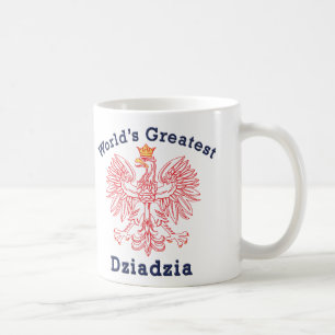 Bestster das Dziadzia der Welt Adler Tasse