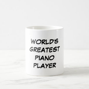 Bestster das Klavier-Spieler-" Tasse "der Welt