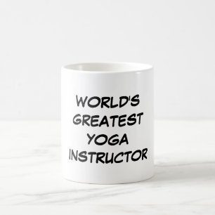 Bestster das Yoga-Lehrer-" Tasse "der Welt