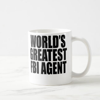 Bestster der FBI-Agent der Welt Kaffeetasse