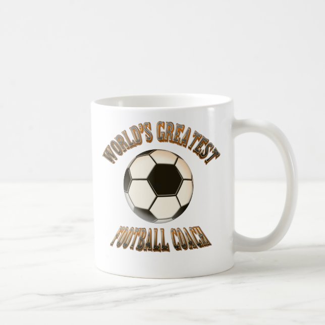 Bestster der Fußball-Trainer der Welt Tasse (Rechts)