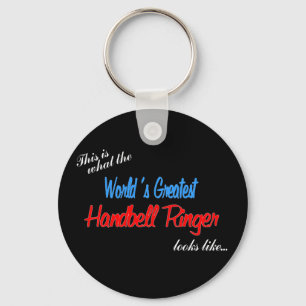 Bestster der Handbell-Wecker der Welt Schlüsselanhänger