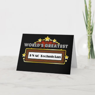 Bestster der HVAC-Techniker der Welt Karte