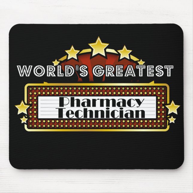 Bestster die Apotheken-Techniker der Welt Mousepad (Vorne)