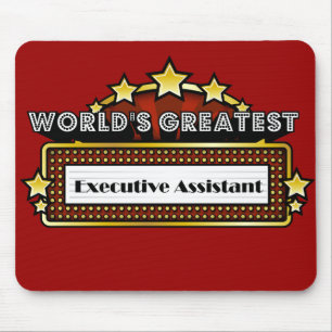 Bestster die Führungskraft-Assistent der Welt Mousepad