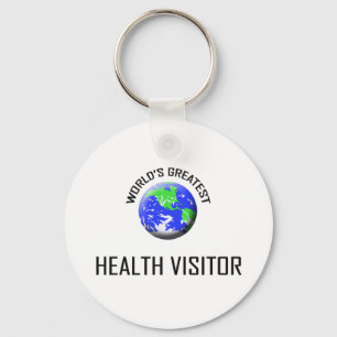 Bestster die Gesundheits-Besucher der Welt Schlüsselanhänger