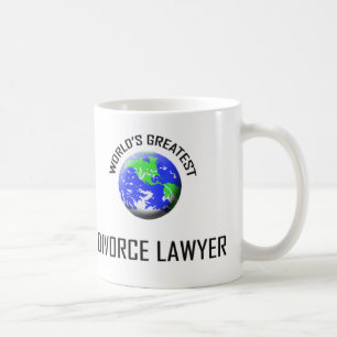 Bestster die Scheidungs-Rechtsanwalt der Welt Kaffeetasse