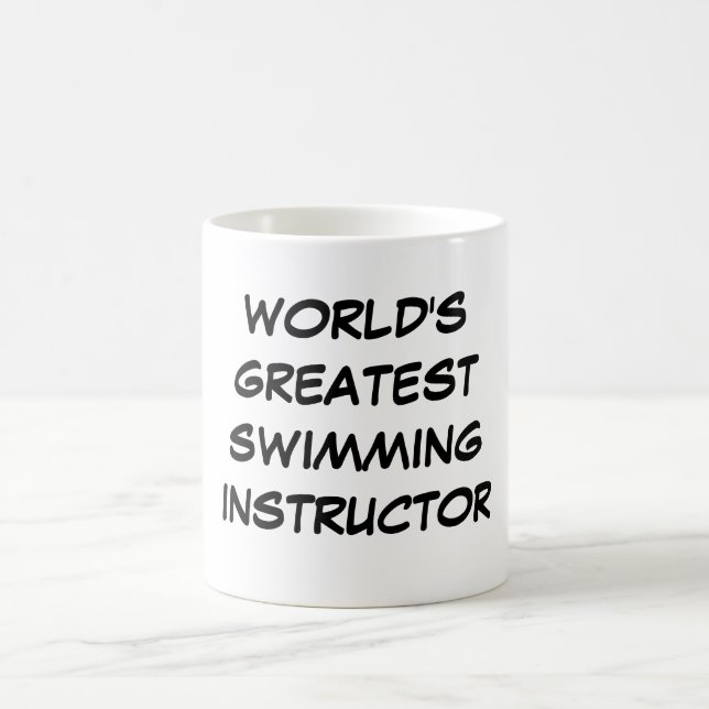 Bestster die Schwimmen-Lehrer-" Tasse "der Welt (Mittel)