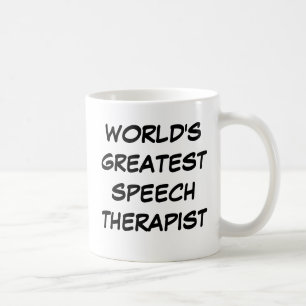 Bestster die Sprache-Therapeut-" Tasse "der Welt