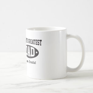 Bestster Halb-Finalist der Vater der Welt Kaffeetasse
