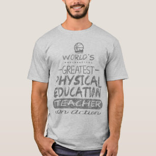 Bestster körperlicher Lehrer PET die Bildung der T-Shirt