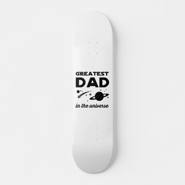 Bestster Vater im Universum Skateboard (Vorne)