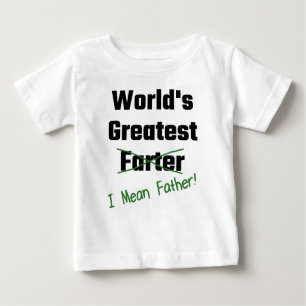Beststes das Farter I der Welt gemeiner Vater Baby T-shirt