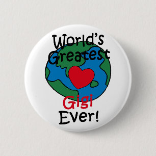 Beststes das Gigi der Welt Herz Button