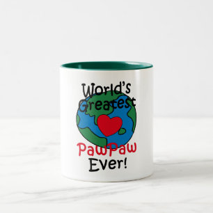 Beststes die Papaya-Herz der Welt Zweifarbige Tasse