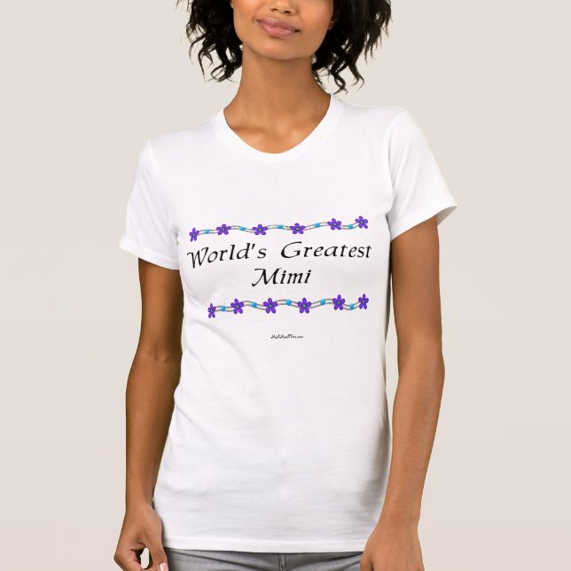 Beststes Mimi der Welt T-Shirt (Vorderseite)