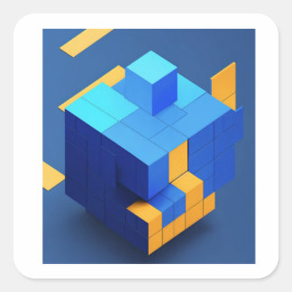 Beststifter Quadratischer Aufkleber