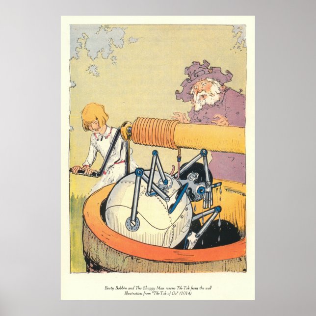 Besty Bobbin und The Shaggy Man Retttik-Tok Poster (Vorne)