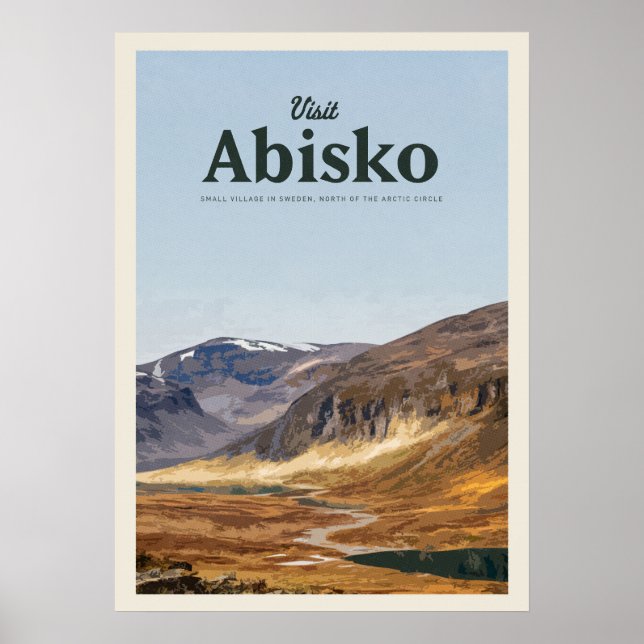 Besuch Abisko Poster (Vorne)