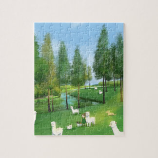 Besuch Alpaca Puzzle